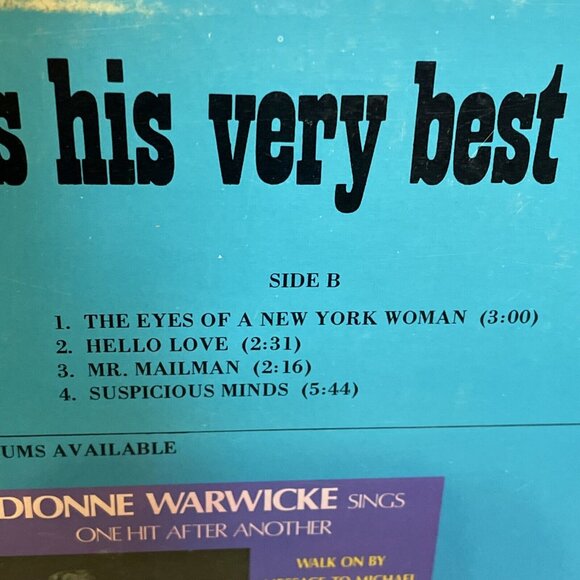 B.J. Thomas Sings His Very Best (Vinyl) Springboard SP-4005 Good+ LP Record - Picture 5 of 12